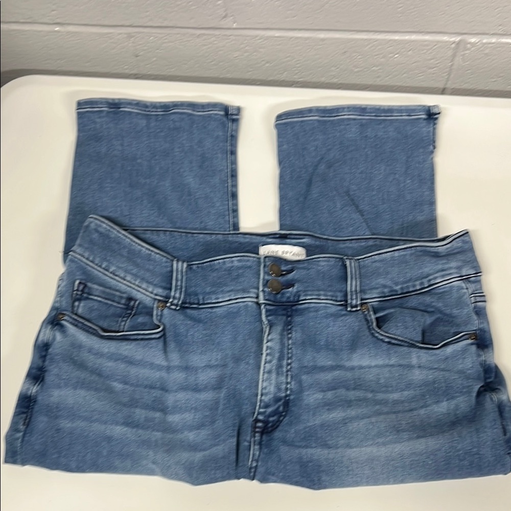 Lane Bryant Blue Ankle & Cropped Jeans